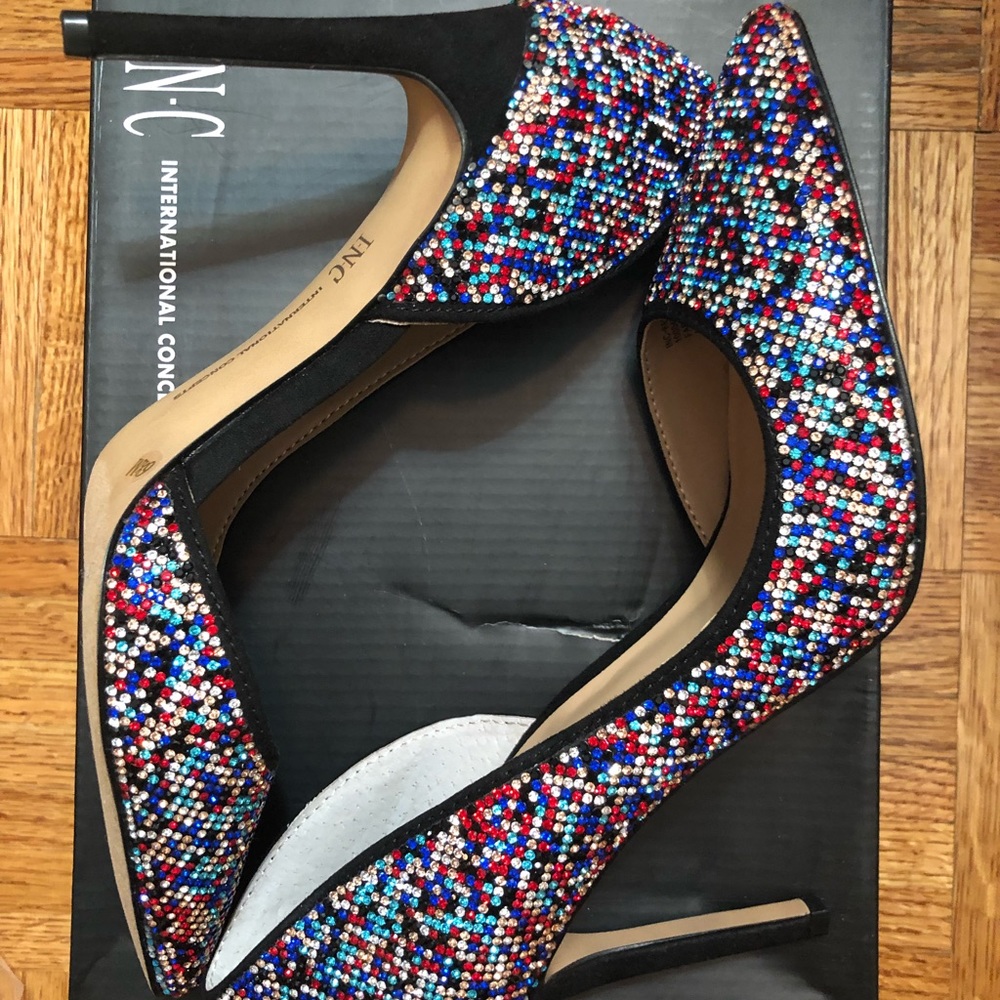 INC Kenjay Multi pixel 6.5 d’orsay heels - Picture 7 of 9